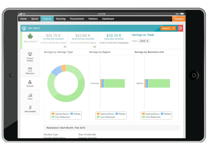 Supplier Management Software Interface