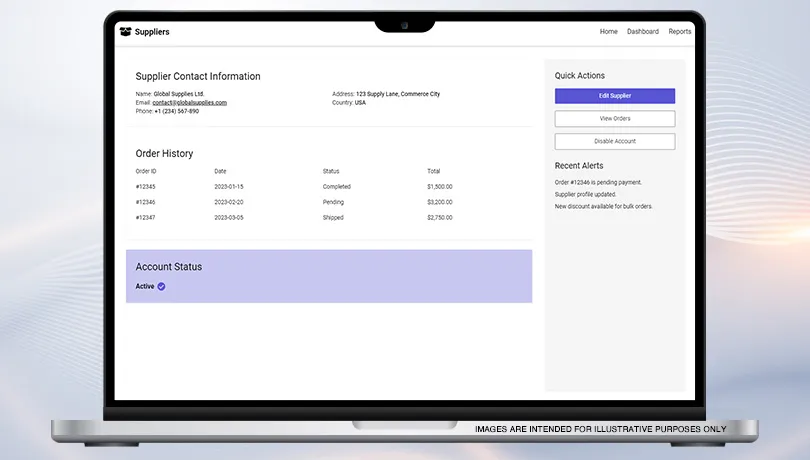 Supplier Information Management System