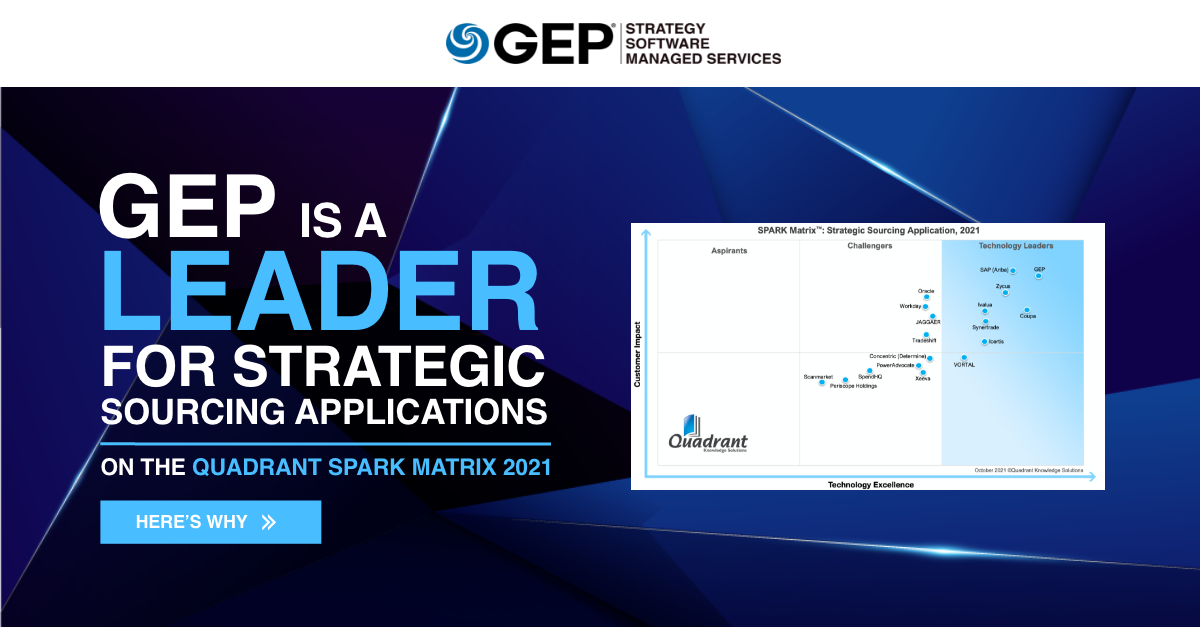 Gep Is The Undisputed Leader For Supply Chain And Procurement Strategic