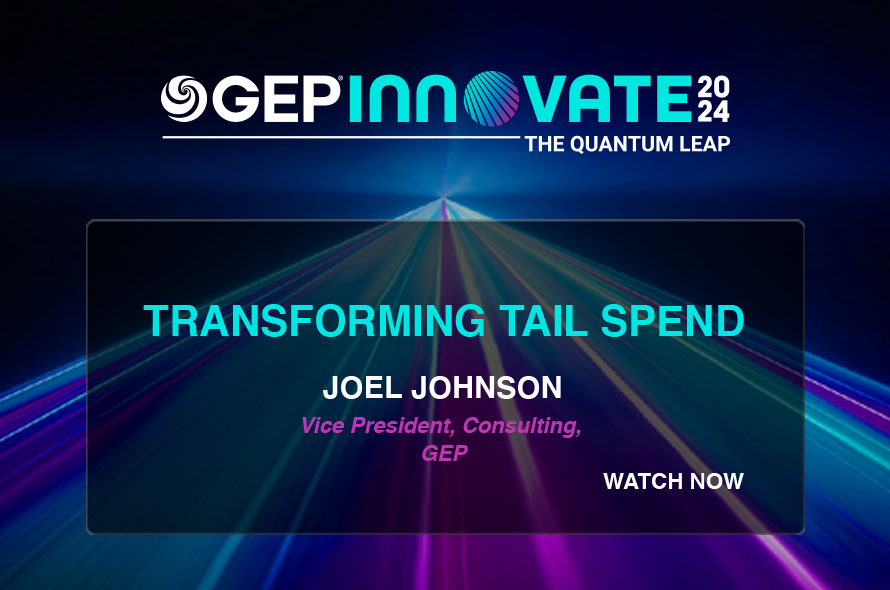 GEP INNOVATE 2024: Transforming Tail Spend Management with AI