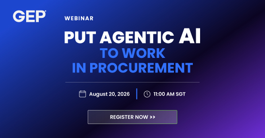 GEP Webinar - Put Agentic AI to work in procurement